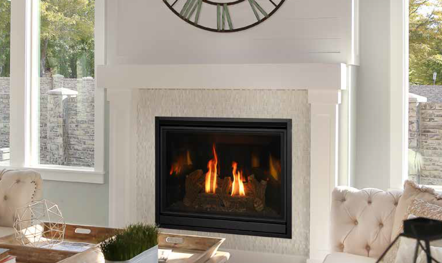 Kozy Heat SP41 Gas Fireplace w/Logs